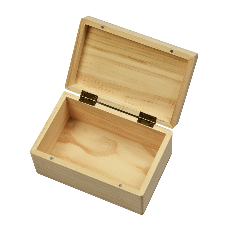 plain wooden box